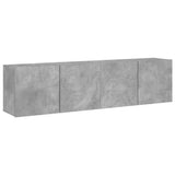 Tv-Kaapit Seinäkiinnitettävä 2 Kpl 80X30X41 Cm