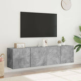 Tv-Kaapit Seinäkiinnitettävä 2 Kpl 80X30X41 Cm