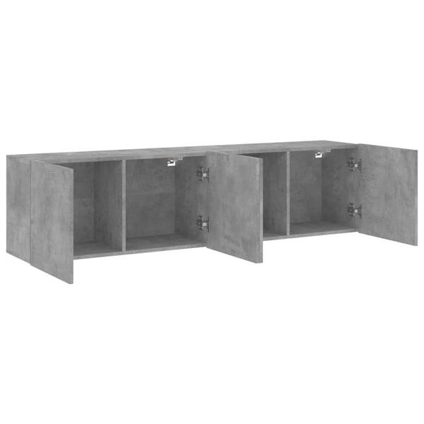 Tv-Kaapit Seinäkiinnitettävä 2 Kpl 80X30X41 Cm