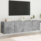 Tv-Kaapit Seinäkiinnitettävä 2 Kpl 80X30X41 Cm