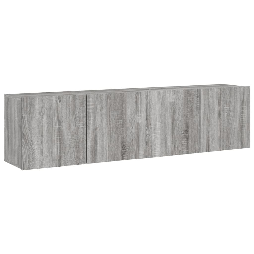 Tv-Kaapit Seinäkiinnitettävä 2 Kpl 80X30X41 Cm