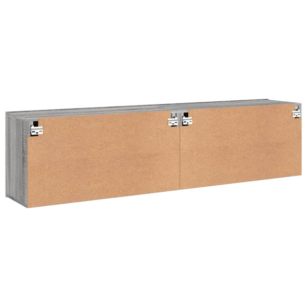 Tv-Kaapit Seinäkiinnitettävä 2 Kpl 80X30X41 Cm