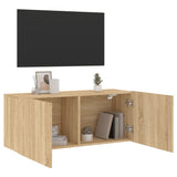 Tv-Kaappi Seinäkiinnitettävä Sonoma-Tammi 100X30X41 Cm