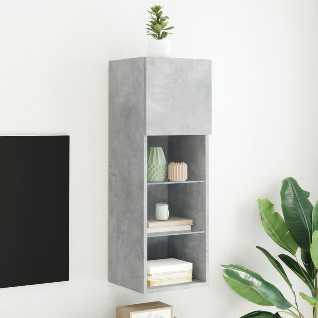 Tv-Kaapit Led-Valoilla 2 Kpl 30,5X30X102 Cm