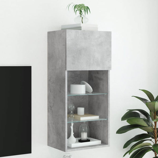 Tv-Kaapit Led-Valoilla 2 Kpl 30,5X30X102 Cm