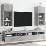 Tv-Kaapit Led-Valoilla 2 Kpl 30,5X30X102 Cm
