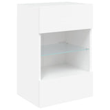 Tv-Seinäkaappi Led-Valoilla 40X30X60,5 Cm