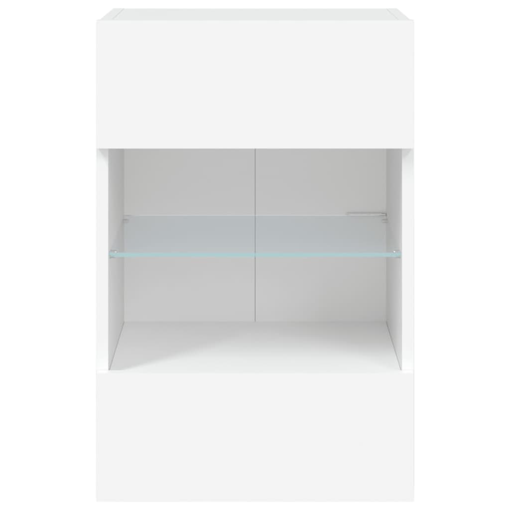 Tv-Seinäkaappi Led-Valoilla 40X30X60,5 Cm