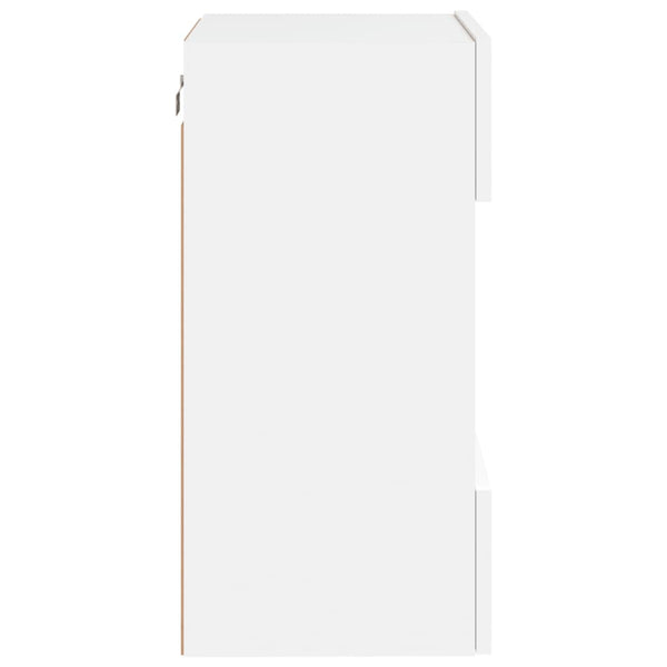 Tv-Seinäkaappi Led-Valoilla 40X30X60,5 Cm