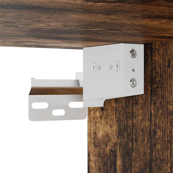 Seinäkaapit Led-Valoilla Televisiolle 2 Kpl 40X30X60,5 Cm