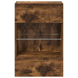 Seinäkaapit Led-Valoilla Televisiolle 2 Kpl 40X30X60,5 Cm