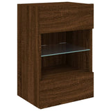 Tv-Seinäkaappi Led-Valoilla 40X30X60,5 Cm