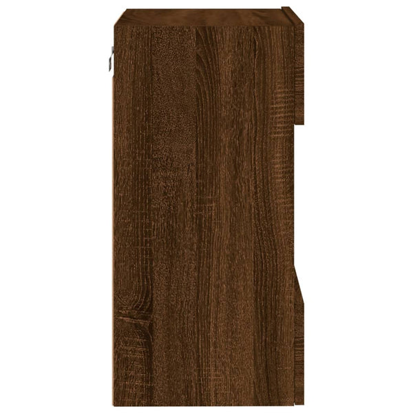 Tv-Seinäkaappi Led-Valoilla 40X30X60,5 Cm