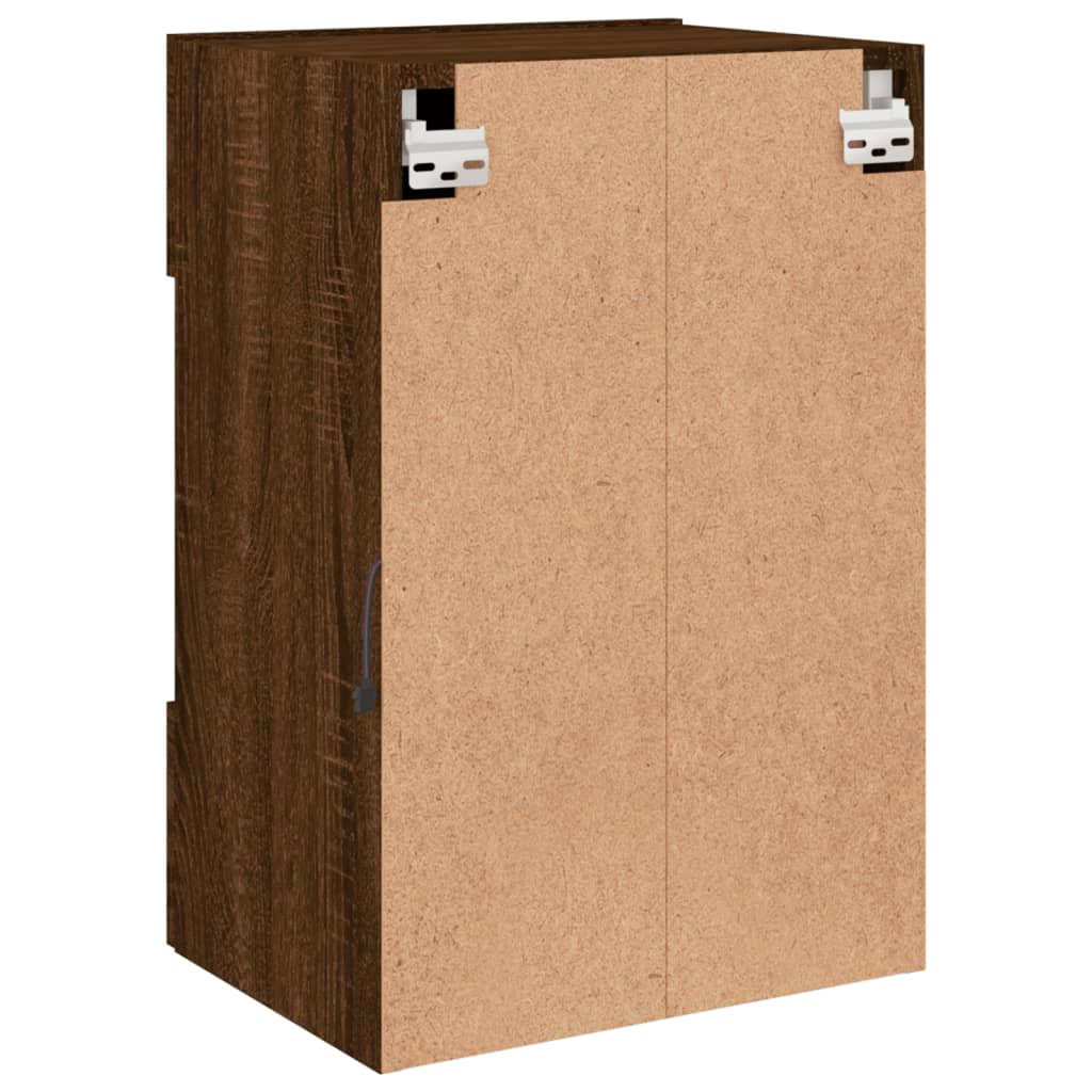 Tv-Seinäkaappi Led-Valoilla 40X30X60,5 Cm