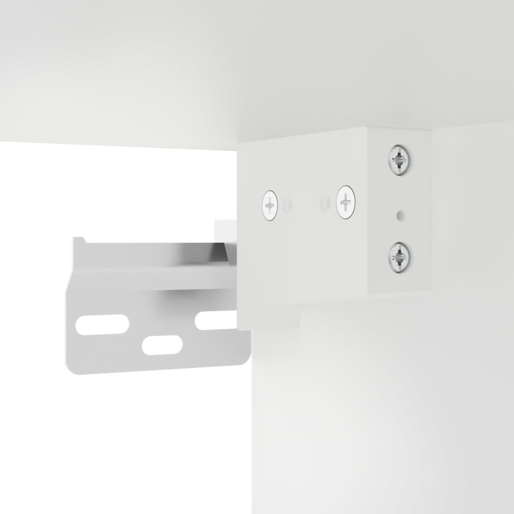 Tv-Seinäkaappi Led-Valoilla 58,5X30X60,5 Cm