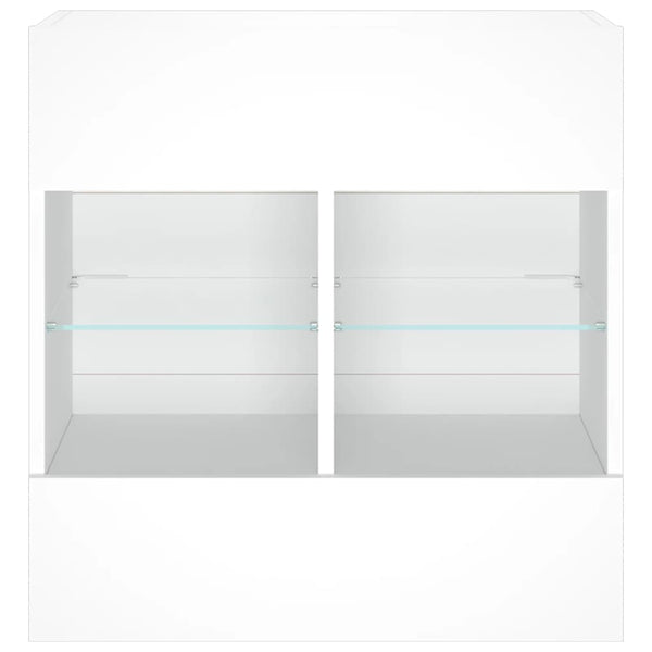 Tv-Seinäkaappi Led-Valoilla 58,5X30X60,5 Cm