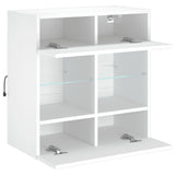 Tv-Seinäkaappi Led-Valoilla 58,5X30X60,5 Cm