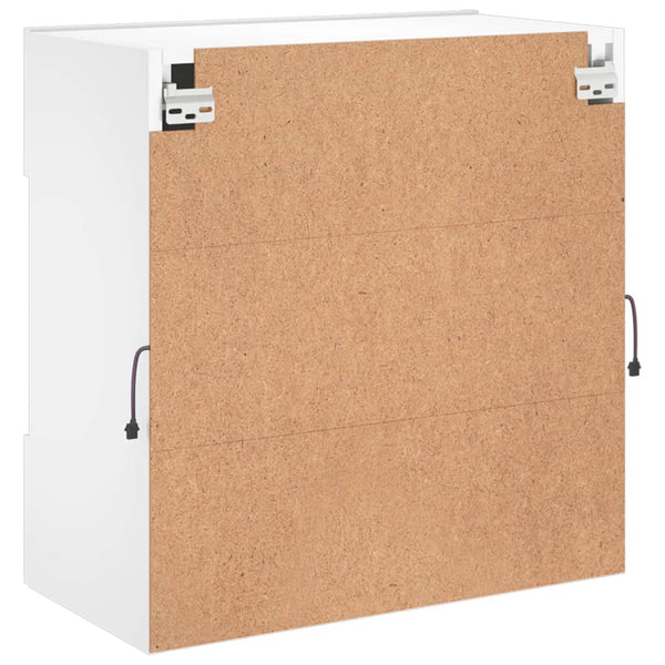 Tv-Seinäkaappi Led-Valoilla 58,5X30X60,5 Cm