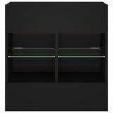 Tv-Seinäkaappi Led-Valoilla 58,5X30X60,5 Cm