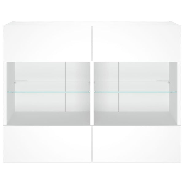 Tv-Seinäkaappi Led-Valoilla 78,5X30X60,5 Cm