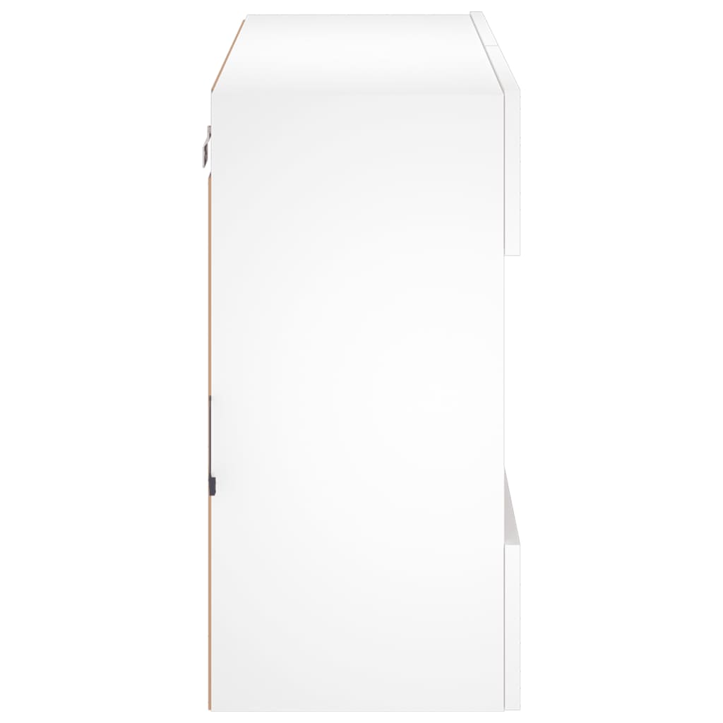 Tv-Seinäkaappi Led-Valoilla 78,5X30X60,5 Cm