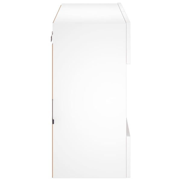 Tv-Seinäkaappi Led-Valoilla 78,5X30X60,5 Cm