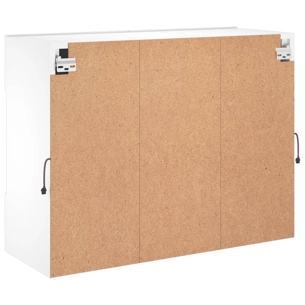 Tv-Seinäkaappi Led-Valoilla 78,5X30X60,5 Cm