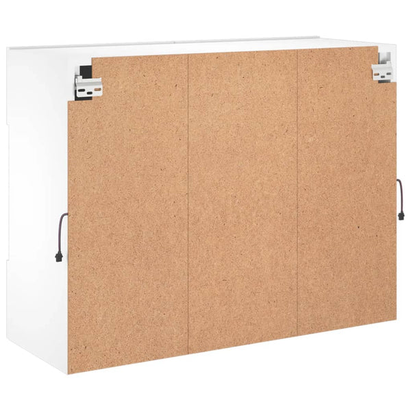 Tv-Seinäkaappi Led-Valoilla 78,5X30X60,5 Cm
