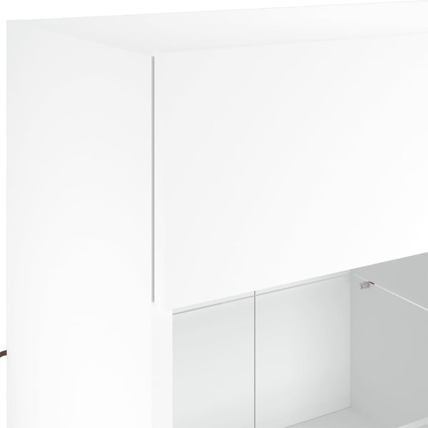 Tv-Seinäkaappi Led-Valoilla 78,5X30X60,5 Cm
