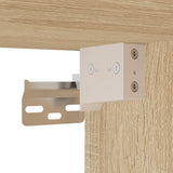 Tv-Seinäkaappi Led-Valoilla Sonoma-Tammi 78,5X30X60,5 Cm