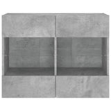 Tv-Seinäkaappi Led-Valoilla 78,5X30X60,5 Cm