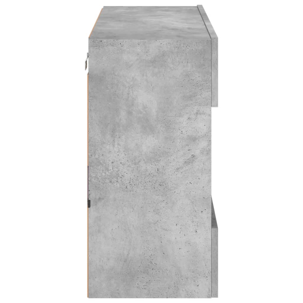 Tv-Seinäkaappi Led-Valoilla 78,5X30X60,5 Cm