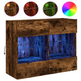 Tv-Seinäkaappi Led-Valoilla 78,5X30X60,5 Cm