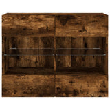 Tv-Seinäkaappi Led-Valoilla 78,5X30X60,5 Cm