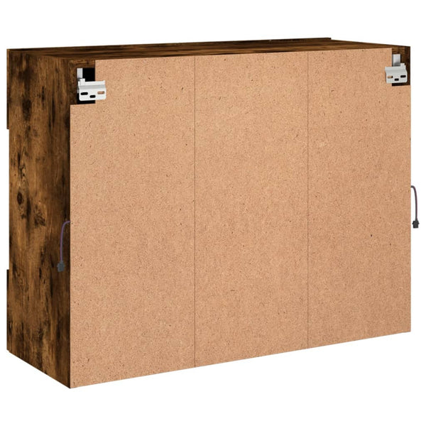 Tv-Seinäkaappi Led-Valoilla 78,5X30X60,5 Cm