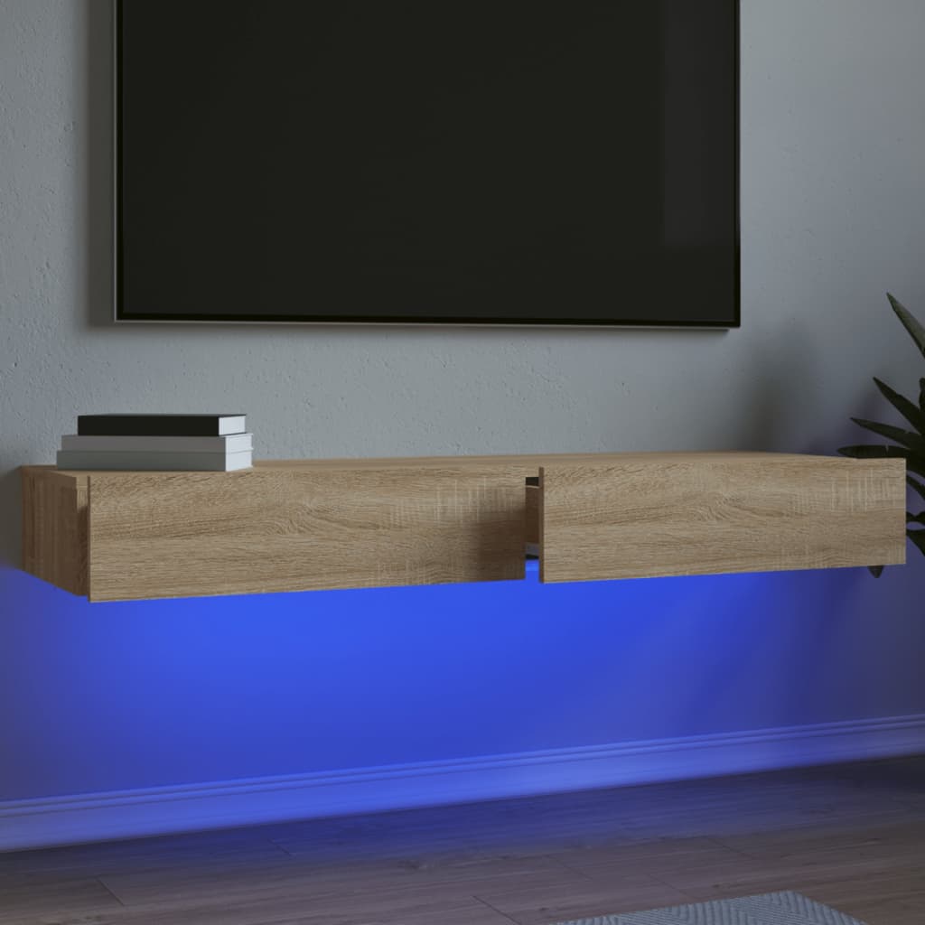 Tv-Kaappi Led-Valoilla 60X35X15,5 Cm