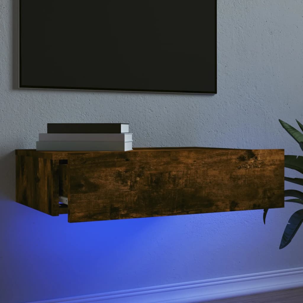 Tv-Kaappi Led-Valoilla 60X35X15,5 Cm