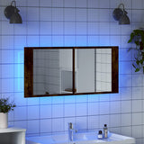 Kylpyhuoneen Led Peilikaappi 100X12X45 Cm