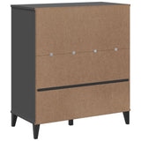 Kirjahylly Viken Antrasiitin Harmaa 80X40X90 Cm Tekninen Puu