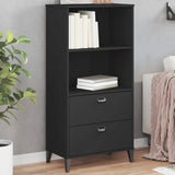 Kirjahylly Viken Antrasiitin Harmaa 60X35X123 Cm Tekninen Puu