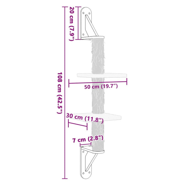 Kissan Raapimispuu Seinälle 108 Cm