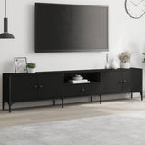 Tv-Taso Laatikolla 200X25X44 Cm Tekninen Puu
