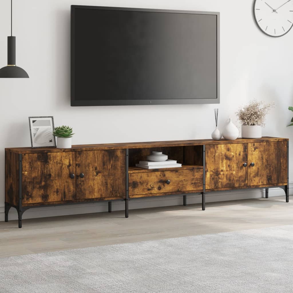 Tv-Taso Laatikolla 200X25X44 Cm Tekninen Puu