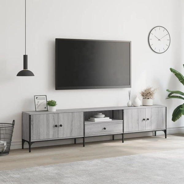 Tv-Taso Laatikolla 200X25X44 Cm Tekninen Puu