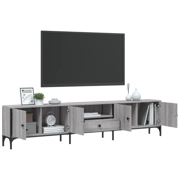 Tv-Taso Laatikolla 200X25X44 Cm Tekninen Puu