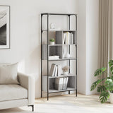 Kirjahylly 5 Tasoa 76X33X188,5 Cm Tekninen Puu