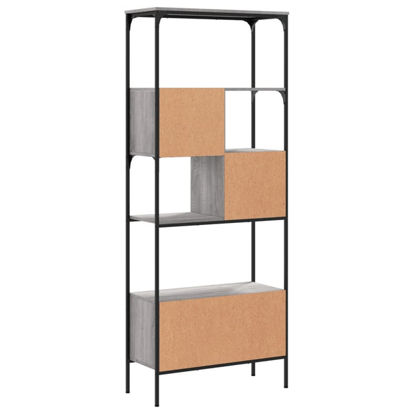 Kirjahylly 5 Tasoa 76X33X188,5 Cm Tekninen Puu