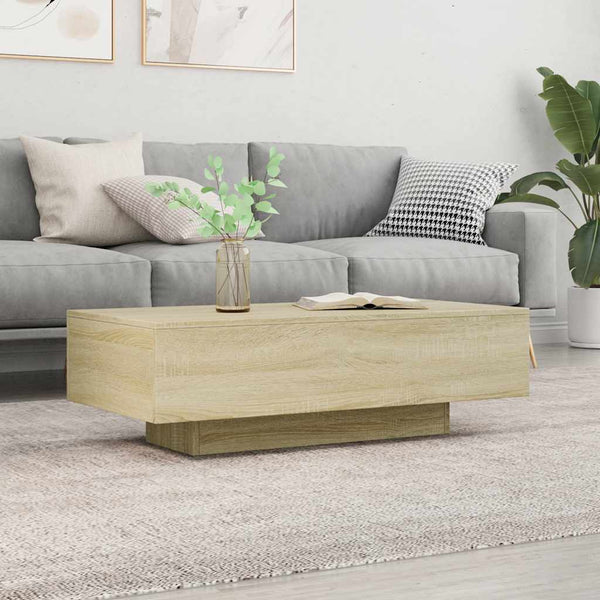 Sohvapöytä Sonoma-Tammi 100X49,5X31 Cm Tekninen Puu