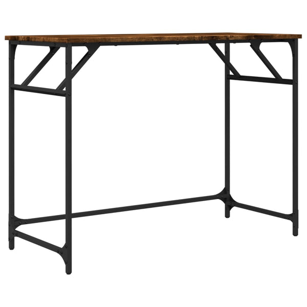 Työpöytä 100X45X76 Cm Tekninen Puu Ja Teräs