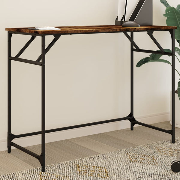 Työpöytä 100X45X76 Cm Tekninen Puu Ja Teräs